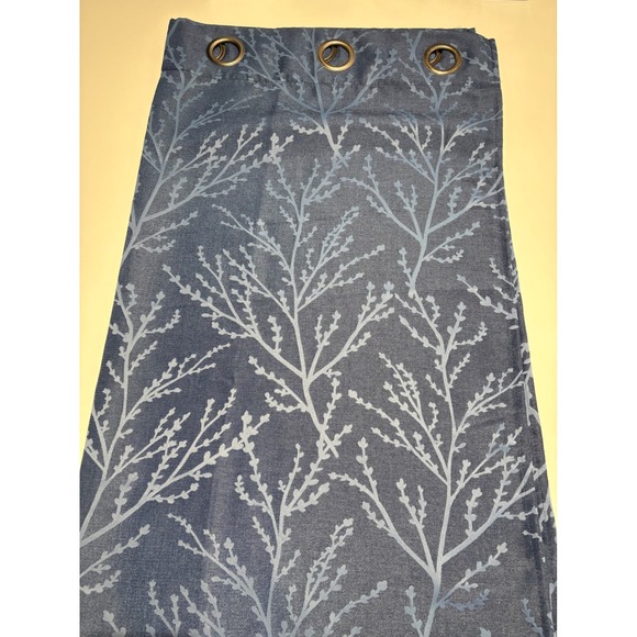 Blue Branch Print Curtain‎ Panel Window Treatment Decor Home - Picture 1 of 8